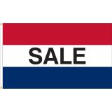 3'x5' Sale Message Outdoor Nylon Flag - Red, White, & Blue