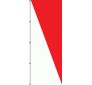 5'x3' Diagonal Vertical Attention Flags