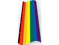 5'x3' Multi-Stripe Vertical Attention Flags