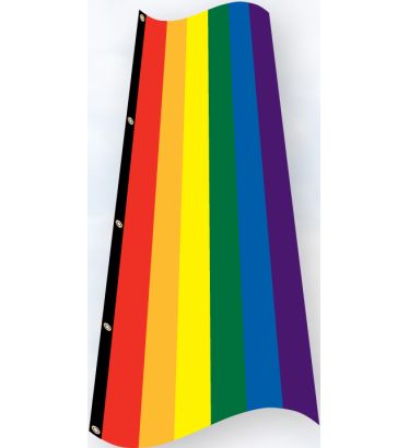 5'x3' Multi-Stripe Vertical Attention Flags