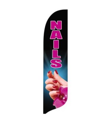 2'x11' Nails Wave Banner