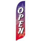 2'x11' Open RWB Stars Wave Banner