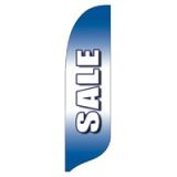 2'x11' Sale White-Blue Wave Banner