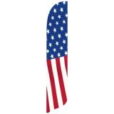 2'x11' Vertical Stars & Stripes Banner