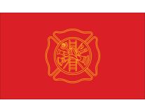 3'x5' Firefighters Outdoor Nylon Flag