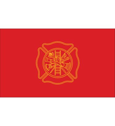 3'x5' Firefighters Outdoor Nylon Flag