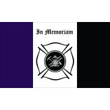 3'x5' Fireman Mourning Outdoor Nylon Flag