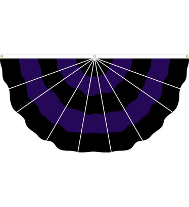 3'x6' Mourning Nylon Fan