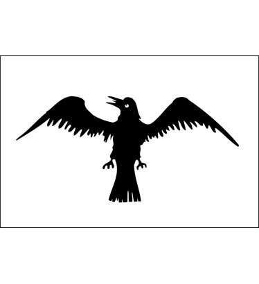 3'x5' Raven Nylon Outdoor Flags