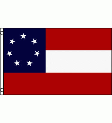 Stars and Bars Outdoor Nylon Flag