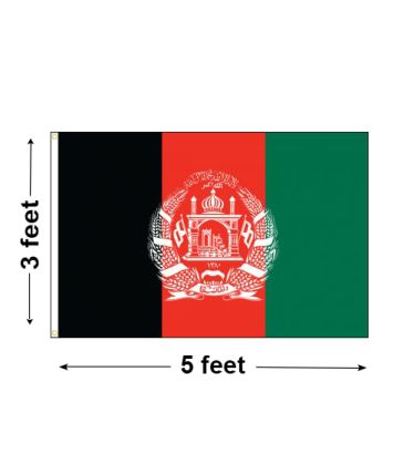 3'x5' Afghanistan Nylon Outdoor Flag