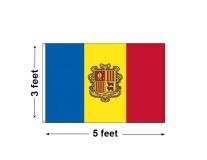 3'x5' Andorra Nylon Outdoor Flag