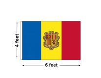 4'x6' Andorra Nylon Outdoor Flag