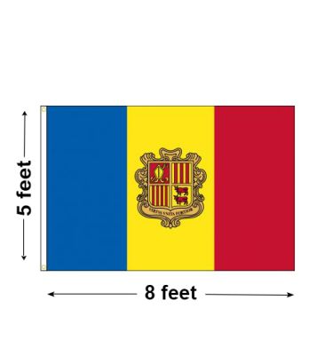 5'x8' Andorra Nylon Outdoor Flag