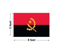 3'x5' Angola Nylon Outdoor Flag