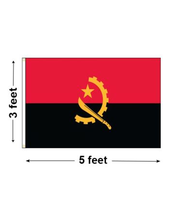 3'x5' Angola Nylon Outdoor Flag