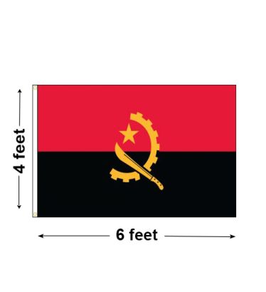 4'x6' Angola Nylon Outdoor Flag