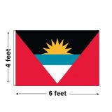 4'x6' Antigua & Barbuda Nylon Outdoor Flag