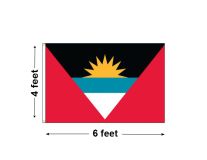 4'x6' Antigua & Barbuda Nylon Outdoor Flag