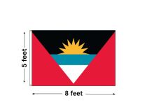 5'x8' Antigua & Barbuda Nylon Outdoor Flag