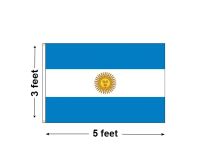 3'x5' Argentina Nylon Outdoor Flag