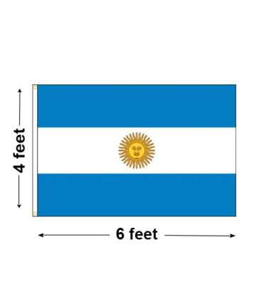 4'x6' Argentina Nylon Outdoor Flag