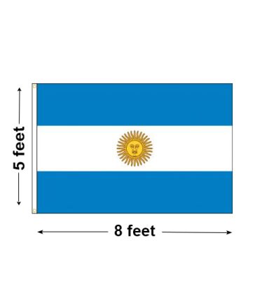 5'x8' Argentina Nylon Outdoor Flag