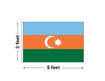 3'x5' Azerbaijan Nylon Outdoor Flag