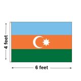 4'x6' Azerbaijan Nylon Outdoor Flag