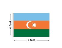 4'x6' Azerbaijan Nylon Outdoor Flag