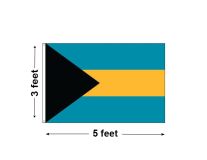 3'x5' Bahamas Nylon Outdoor Flag