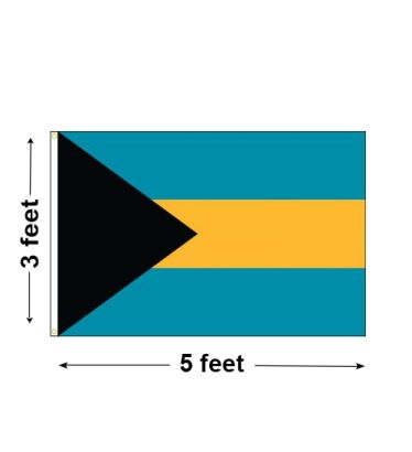 3'x5' Bahamas Nylon Outdoor Flag