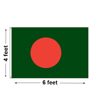 4'x6' Bangladesh Nylon Outdoor Flag