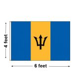 4'x6' Barbados Nylon Outdoor Flag