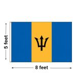 5'x8' Barbados Nylon Outdoor Flag