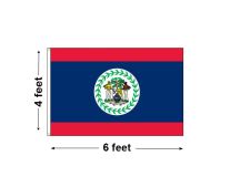 4'x6' Belize Nylon Outdoor Flag