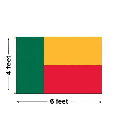 4'x6' Benin Nylon Outdoor Flag