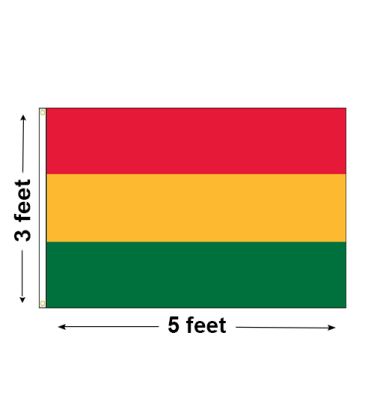 3'x5' Bolivia Nylon Outdoor Flag