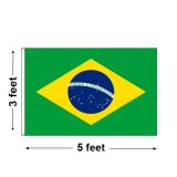 3'x5' Brazil Nylon Outdoor Flag