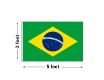 3'x5' Brazil Nylon Outdoor Flag