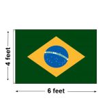 4'x6' Brazil Nylon Outdoor Flag