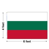 4'x6' Bulgaria Nylon Outdoor Flag