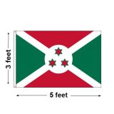 3'x5' Burundi Nylon Outdoor Flag