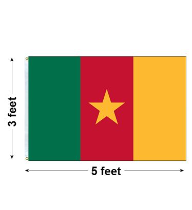 3'x5' Cameroon Nylon Outdoor Flag