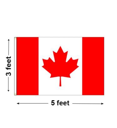 3'x5' Canada Nylon Outdoor Flag