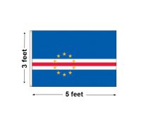 3'x5' Cape Verde Nylon Outdoor Flag