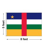 5'x8' Central African Republic Nylon Outdoor Flag