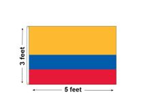 3'x5' Colombia Nylon Outdoor Flag