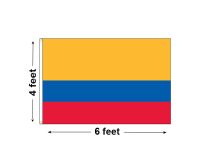 4'x6' Colombia Nylon Outdoor Flag