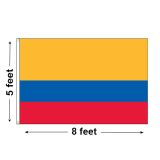 5'x8' Colombia Nylon Outdoor Flag